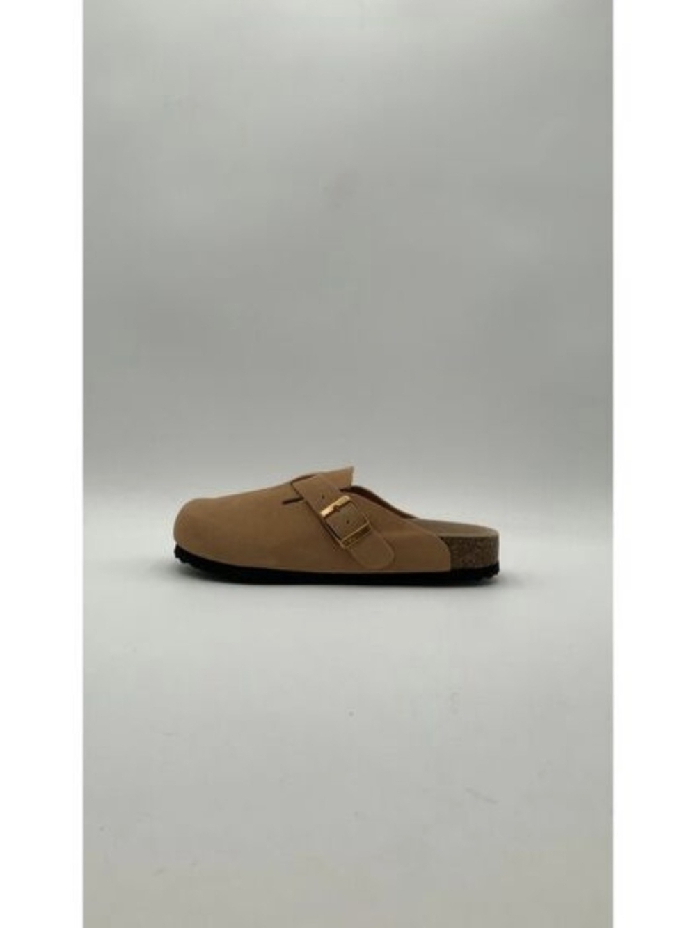 Quince Pecan Suede Clog Mule - Picture 6 of 7